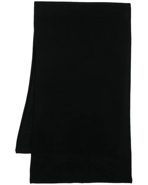 Allude Sciarpa a maglia piatta - Nero