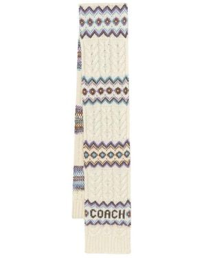 COACH Winter Scarves - Metallizzato