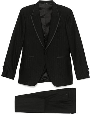 Reveres 1949 Single Breasted Suits - Black