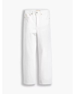 Levi's Ribcage Straight Ankle Jeans - Wit