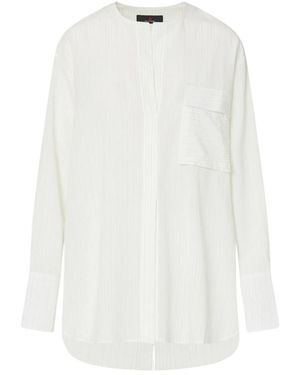 Peuterey Tjorn Oversized Viscose Blend Shirt - Wit