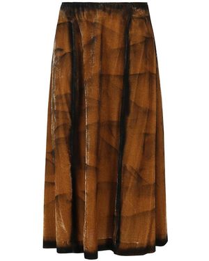 Tela Midi Skirts - Brown