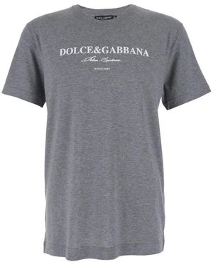 Dolce & Gabbana T-Shirts - Grigio