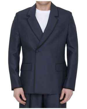 Dior Jassen ,Blauw ,Wol Oblique Jas