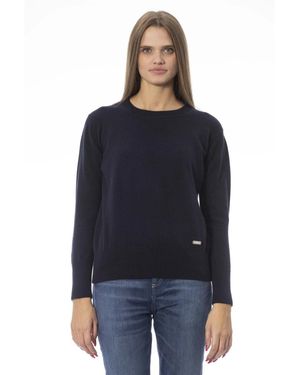 Baldinini Round-Neck Knitwear - Blu