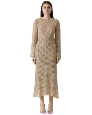 FEDERICA TOSI Midi Dresses - Natural