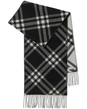 Burberry Winter Scarves - Black