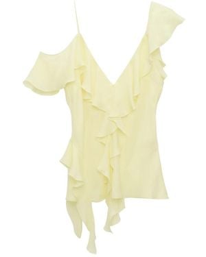 Dorothee Schumacher Sheer Twist I Top - Geel