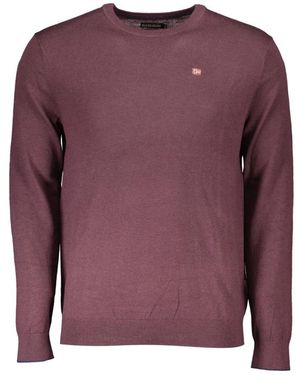 Napapijri Round-Neck Knitwear - Purple