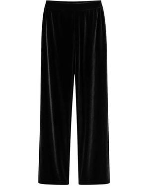 Clips Wide Trousers - Nero