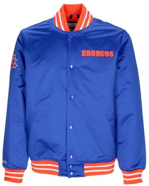 Mitchell & Ness Bomber Jackets - Blue
