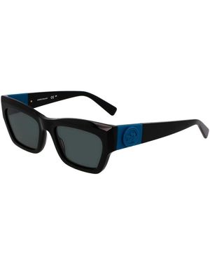 Longchamp Accessoires ,Zwart ,Lo 763S Zonnebril