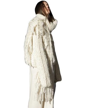 SMINFINITY Winter Scarves - Bianco