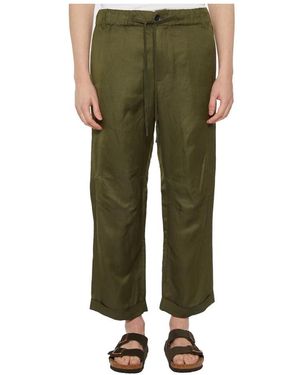 Andrea Ya'aqov Cropped Trousers - Green