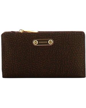 Borbonese Accessoires ,Bruin ,Portafoglio Medium