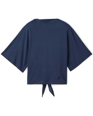 Jacquemus Tops ,Blauw ,Polyester Le T-Shirt Moisson