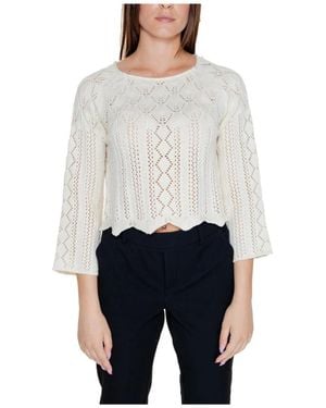 Vero Moda Round-Neck Knitwear - Grijs
