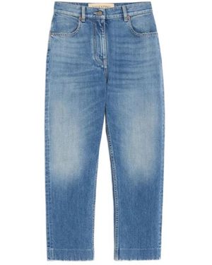 Valentino Cropped Jeans - Azul