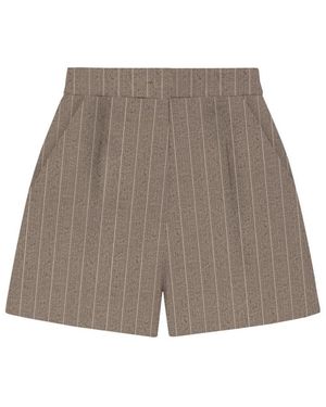 MC2 Saint Barth Korte Broeken ,Bruin ,Katoen Aya Shorts - Grijs
