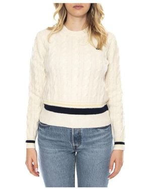 Lacoste Round-Neck Knitwear - Blanco