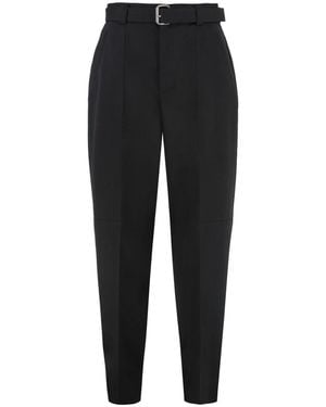 Bottega Veneta Tapered Trousers - Zwart