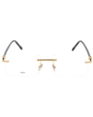 Fred Accessoires ,Geel ,Bril - Metallic