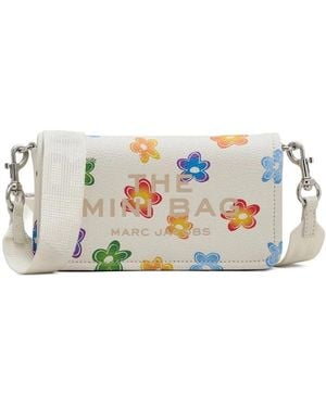 Marc Jacobs Blumenmuster Umhängetasche Mit Umschlag - Weiß