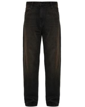 Carhartt Broeken ,Bruin ,Katoen Aaron Broek - Zwart