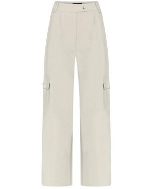 Bruuns Bazaar Wide Trousers - Bianco