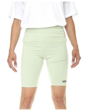 Vans Korte Broeken ,Groen ,Katoen Ciclisti Leggings - Wit