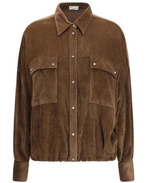 Brunello Cucinelli Corduroy Shirt - Bruin