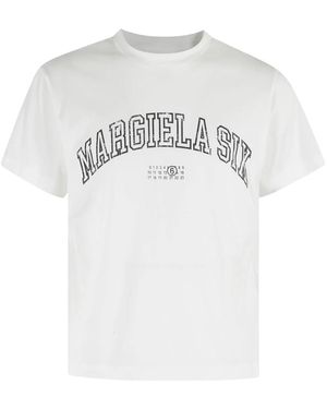 MM6 by Maison Martin Margiela T-Shirts - Blanco