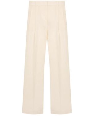 Peserico Wide Trousers - Natural