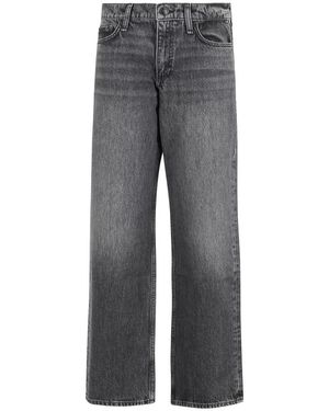 Rag & Bone Wide Jeans - Gris