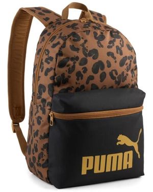 PUMA Phase Rucksack Mit Durchgehendem Print - Braun