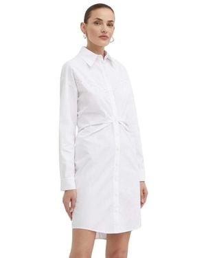 Pinko Shirt Dresses - Bianco