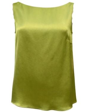Maliparmi Sleeveless Tops - Green
