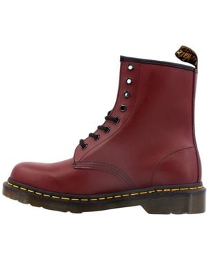 Dr. Martens Lace-Up Boots - Rojo