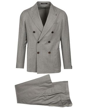 Tagliatore Double Breasted Suits - Gris