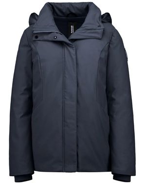 Bomboogie Windproof En Waterdichte Jas Van Twee Materialen - Blauw