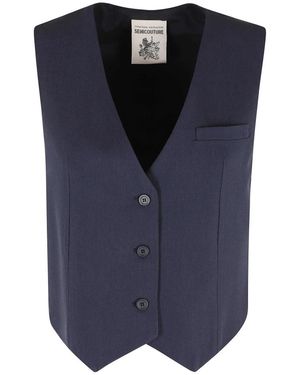 Semicouture Vests - Azul