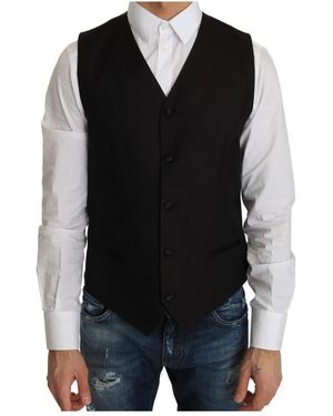 Dolce & Gabbana Suit Vests - Nero