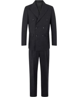 Roberto Cavalli Double Breasted Suits - Black