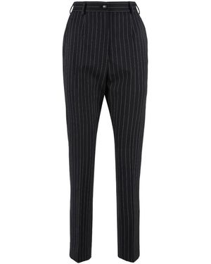 Dolce & Gabbana Slim-Fit Trousers - Black