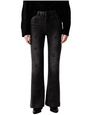 Liu Jo Flared Jeans - Negro