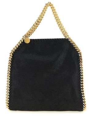 Stella McCartney Falabella Shaggy Deer Top Handle Bag - Schwarz