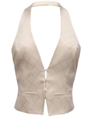 Elisabetta Franchi Waistcoats - Natural