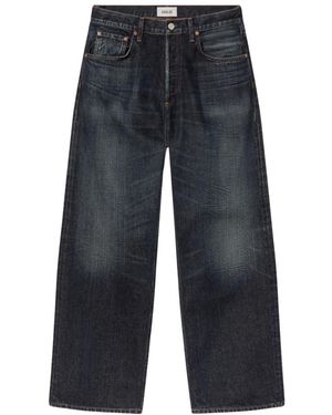 Agolde Gerades Jeans - Blau