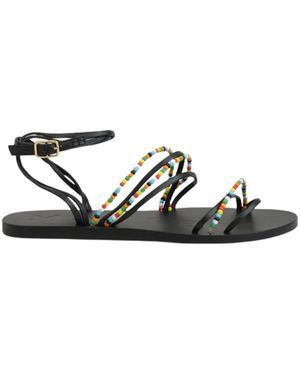 Manebí Flat Sandals - Black
