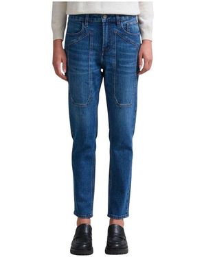 Jeckerson Jaylin - 5-pocket-slim-fit-hose mit patch - Blau